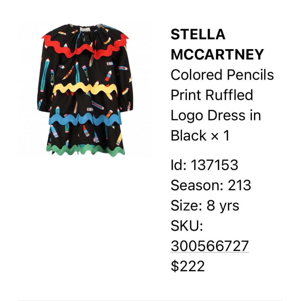 Stella McCartney Ruffle dress